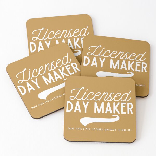 Item preview, Licensed Day Maker New York State LMT Massage Therapist Bodyworker designed and sold by CreativeCurious.