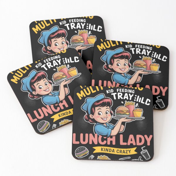 Item preview, Lunch Boss Cafeteria Worker Lady Cook Lunch designed and sold by DoorwayThreads.