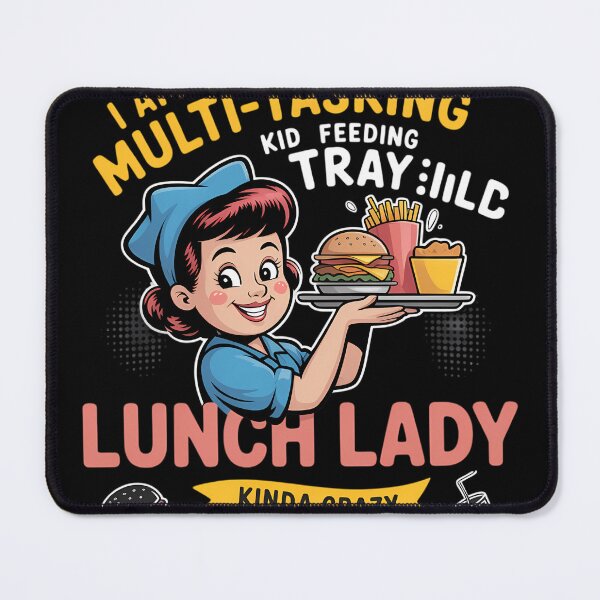 Item preview, Lunch Boss Cafeteria Worker Lady Cook Lunch designed and sold by DoorwayThreads.