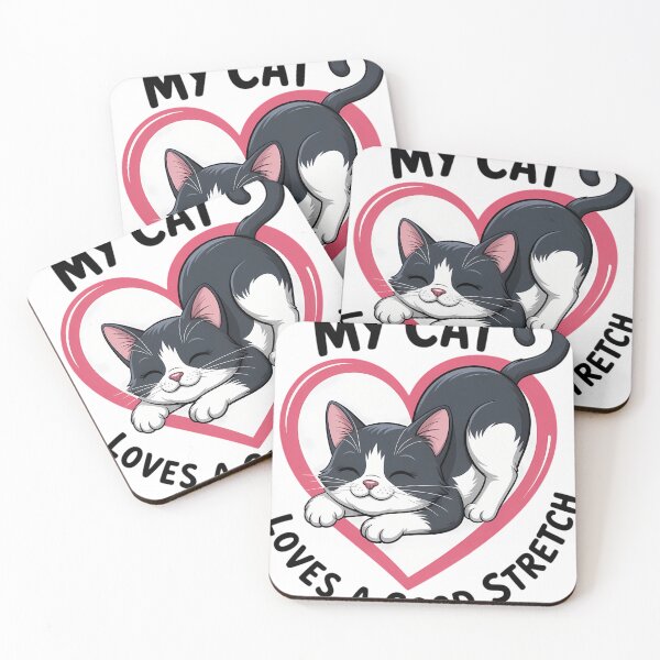 Item preview, My Pussy Loves A Good Stretch Cat Lover designed and sold by DoorwayThreads.
