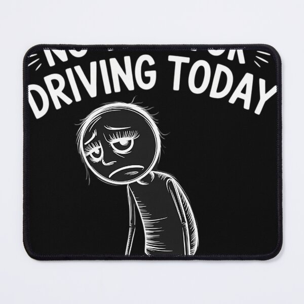 Item preview, No Tractor Driving Today - funny farmer day designed and sold by WalshDrawnLaugh.