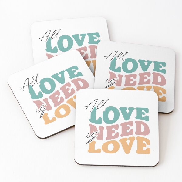 Item preview, All Love Is Need Love – Abstract Message designed and sold by artcultreone.