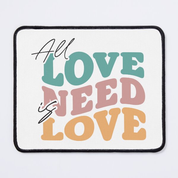 Item preview, All Love Is Need Love – Abstract Message designed and sold by artcultreone.
