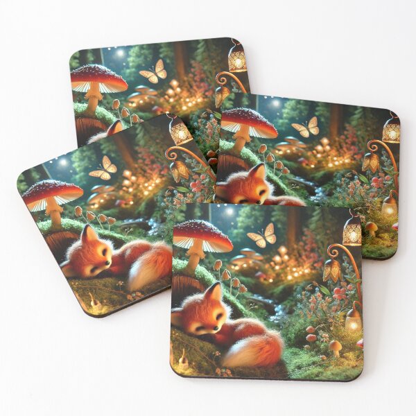 Item preview, Young fox sleeps peacefully designed and sold by MADandSANE-MArt.