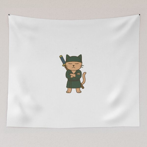 Item preview, Samurai Cute Cate Kings Right Hand designed and sold by oneskyoneland.