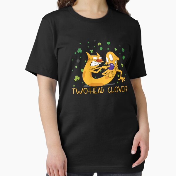 Item preview, CatDog St. Patrick's Day Two-Head Clover Shamrock Icons designed and sold by FifthSun.