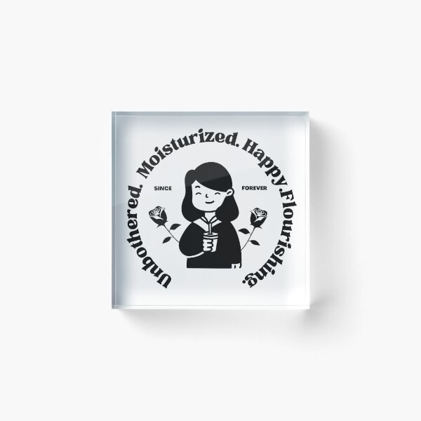 Item preview, Unbothered Girl Self-Care Vibe Art designed and sold by raunaq97.
