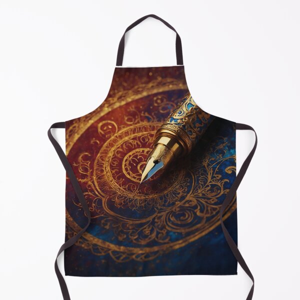 Item preview, The Golden Ink Mandala – Royal Heritage Pen Art from Hindustan designed and sold by HindustanInk.