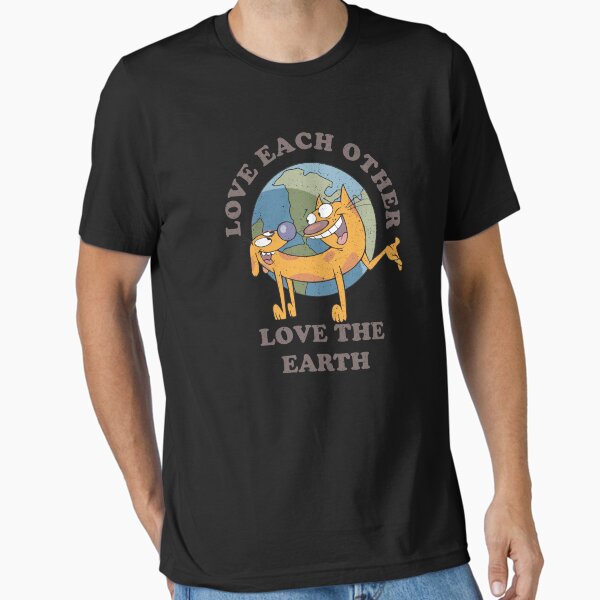 Item preview, CatDog Love Each Other Love Earth Day designed and sold by FifthSun.