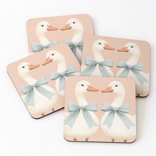 Item preview, Cute Goose Illustration with Bows designed and sold by Doodle&Hues.