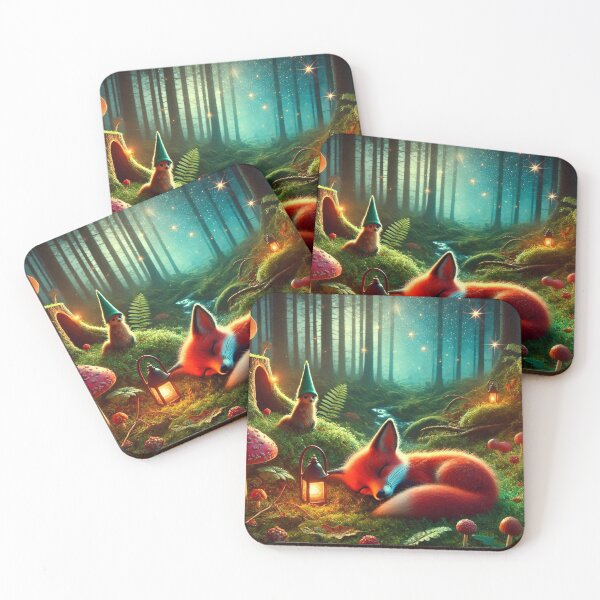 Item preview, A fairytale forest at night designed and sold by MADandSANE-MArt.