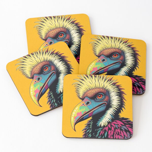Item preview, colorful vulture designed and sold by Dogandesighn.