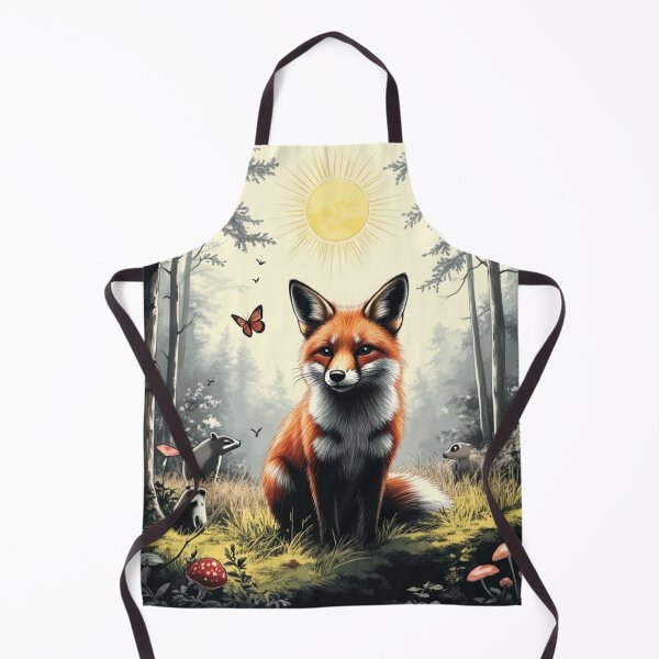 Item preview, Fox in a clearing designed and sold by MADandSANE-MArt.