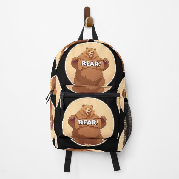 Item preview, Image 1/6 of a fantasy bear with the large phrase "BEAR!" in the center inside a circle. designed and sold by Giulivo Store Graphic.