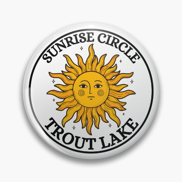 Item preview, Sunrise Circle Trout Lake Sun graphic 13652 hermon Foothills Adirondacks designed and sold by CreativeCurious.