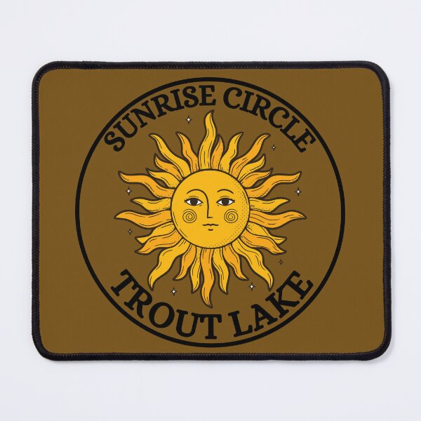 Item preview, Sunrise Circle Trout Lake Sun graphic 13652 hermon Foothills Adirondacks designed and sold by CreativeCurious.