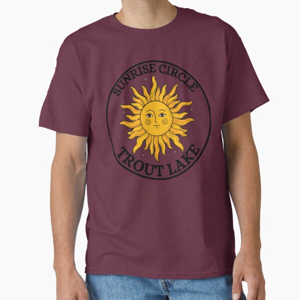 Item preview, Sunrise Circle Trout Lake Sun graphic 13652 hermon Foothills Adirondacks designed and sold by CreativeCurious.