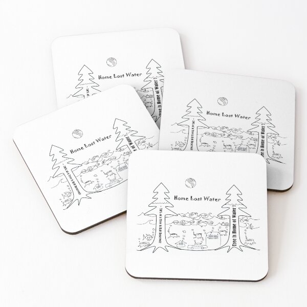 Item preview, Home Lost Water bw designed and sold by CreateArt&Express.