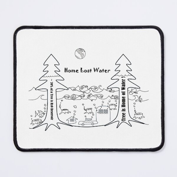 Item preview, Home Lost Water bw designed and sold by CreateArt&Express.