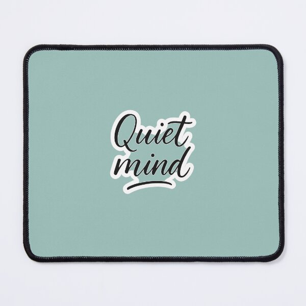 Item preview, Quiet Mind – Inspirational Minimalist Sticker designed and sold by MugLifeCo.