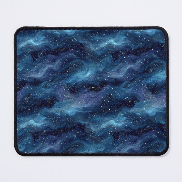 Item preview, Starry Night Cosmic Swirls Seamless Pattern designed and sold by ML-Media.