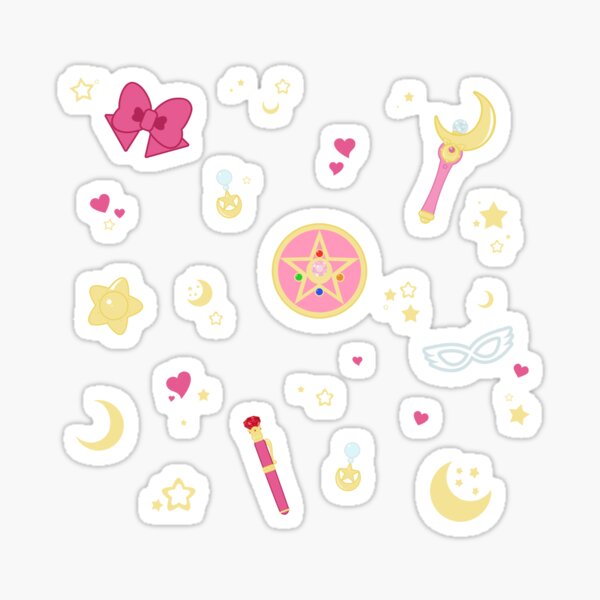 Sailor Moon Pattern Sticker