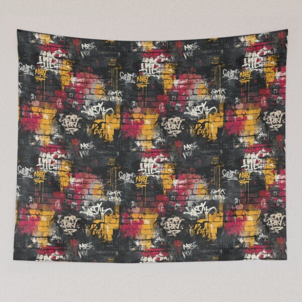 Item preview, Urban Graffiti Wall Texture Background designed and sold by RGShirtWorks.