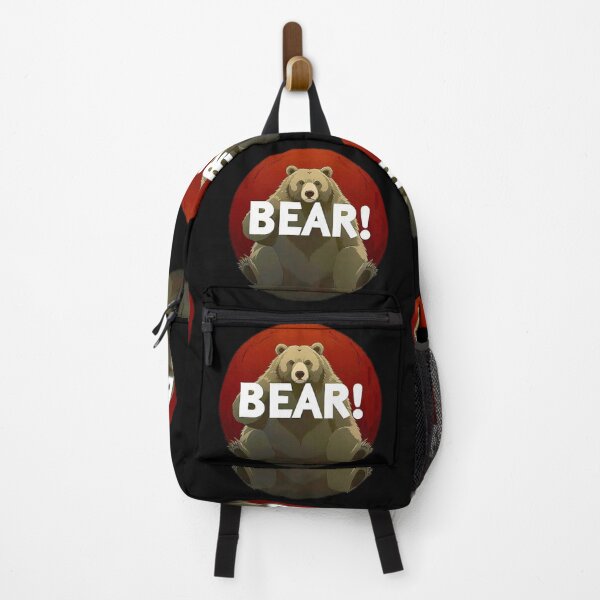 Item preview, Image 2/6 of a fantasy bear with the large phrase "BEAR!" in the center inside a circle. designed and sold by Giulivo Store Graphic.