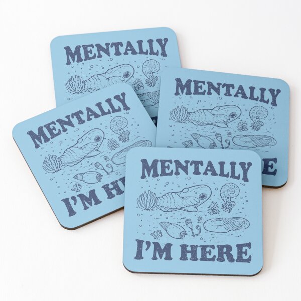 Item preview, Mentally I'm Here designed and sold by Yipptee Shirts.
