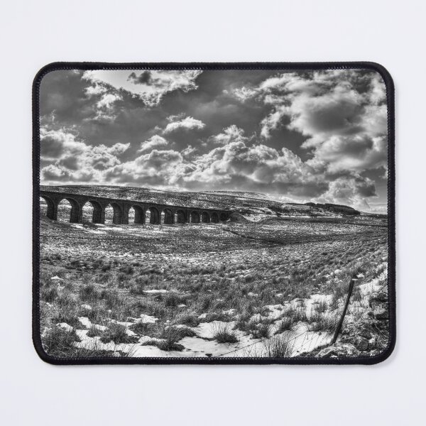 Item preview, Ribblehead Viaduct, North Yorkshire, England, Black And White designed and sold by Paul Thompson Photography.
