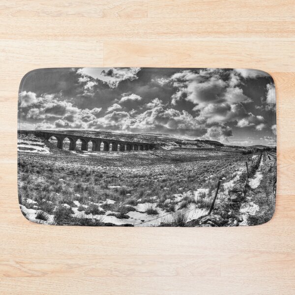 Item preview, Ribblehead Viaduct, North Yorkshire, England, Black And White designed and sold by Paul Thompson Photography.