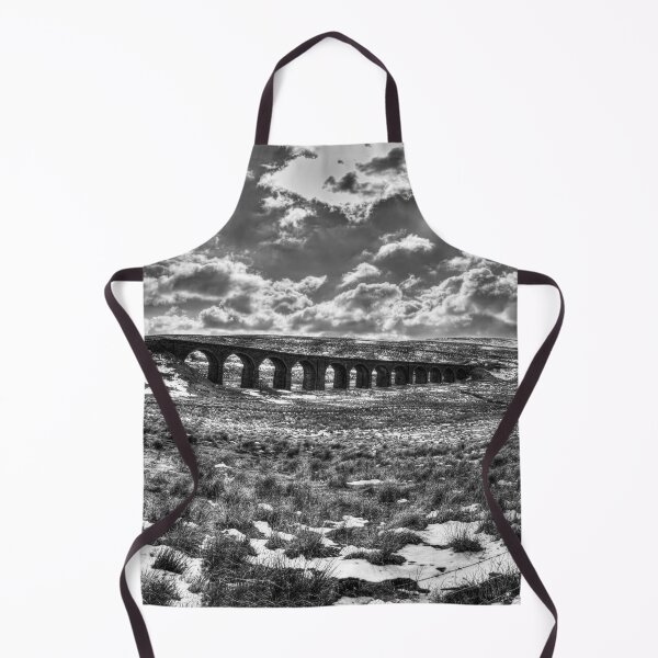 Item preview, Ribblehead Viaduct, North Yorkshire, England, Black And White designed and sold by Paul Thompson Photography.