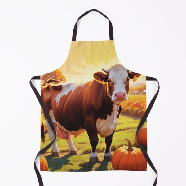 Item preview, Hereford Cow With Pumpkins designed and sold by TheAnimalZ00.