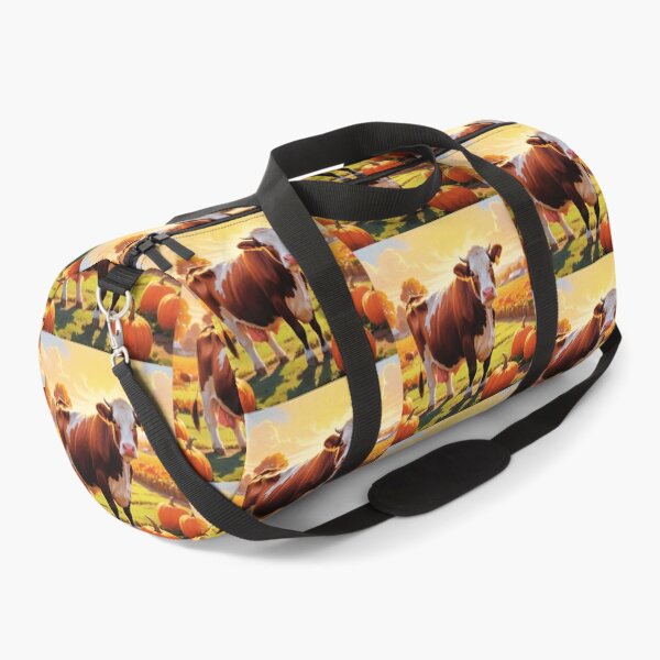 Item preview, Hereford Cow With Pumpkins designed and sold by TheAnimalZ00.