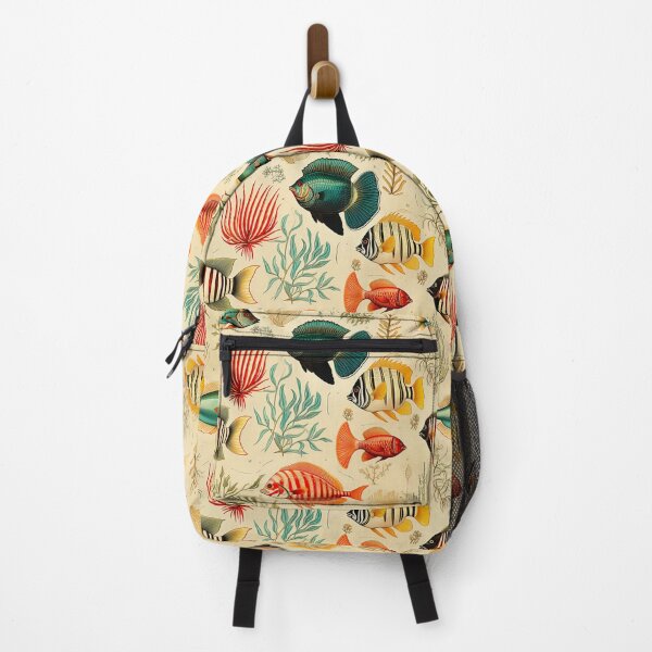Item preview, Vintage Old Fashioned Nautical Style Fish Illustration Print designed and sold by FoxTreeDesign.