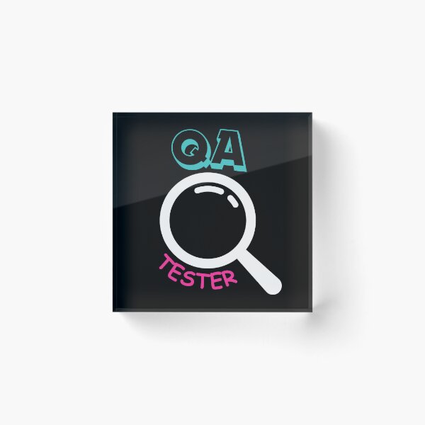 Item preview, QA tester designed and sold by EmsiPrintVault.