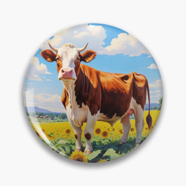 Item preview, Hereford Cow In A Sunny Sunflower Field designed and sold by TheAnimalZ00.