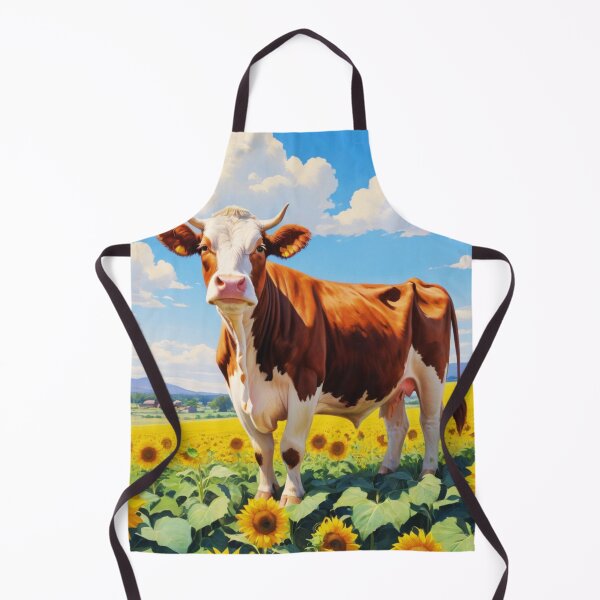 Item preview, Hereford Cow In A Sunny Sunflower Field designed and sold by TheAnimalZ00.