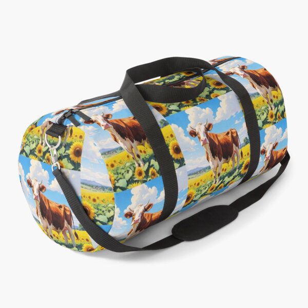 Item preview, Hereford Cow In A Sunny Sunflower Field designed and sold by TheAnimalZ00.