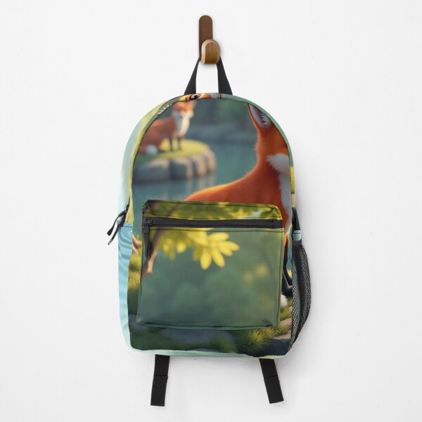 Item preview, Young fox and a day at the river designed and sold by MADandSANE-MArt.