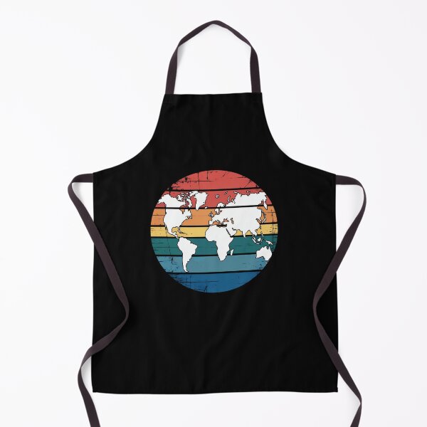 Item preview, Colorful Retro Map Of Earth designed and sold by MooonTees.