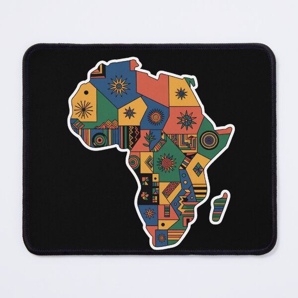 Item preview, Colorful Map Of Africa designed and sold by MooonTees.