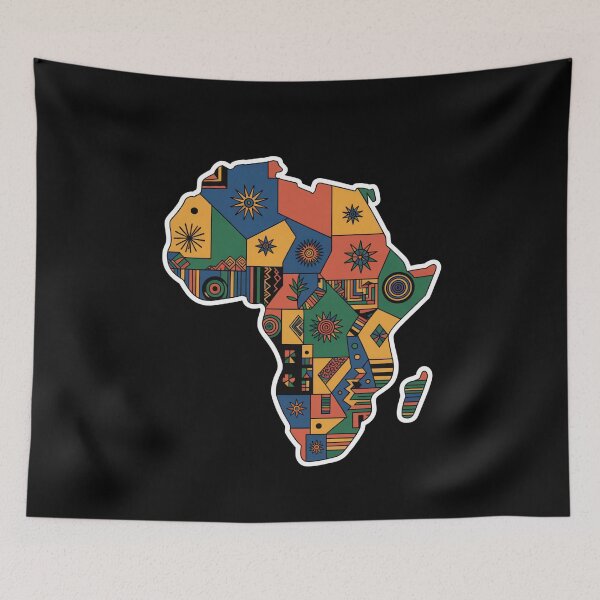 Item preview, Colorful Map Of Africa designed and sold by MooonTees.