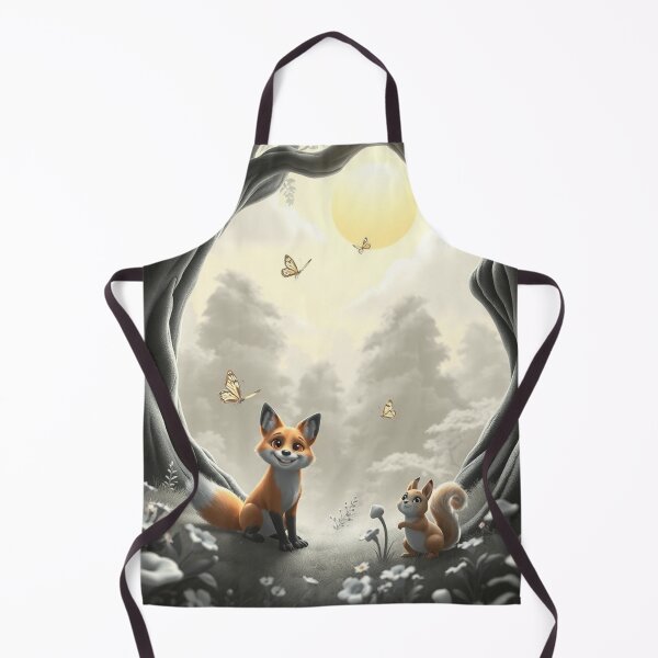 Item preview, Young fox and a squirrel designed and sold by MADandSANE-MArt.