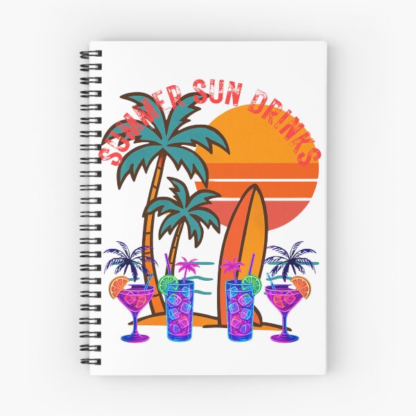 Item preview, Summer Sun Drinks – Neon Tropical Vibes designed and sold by Azazel77.