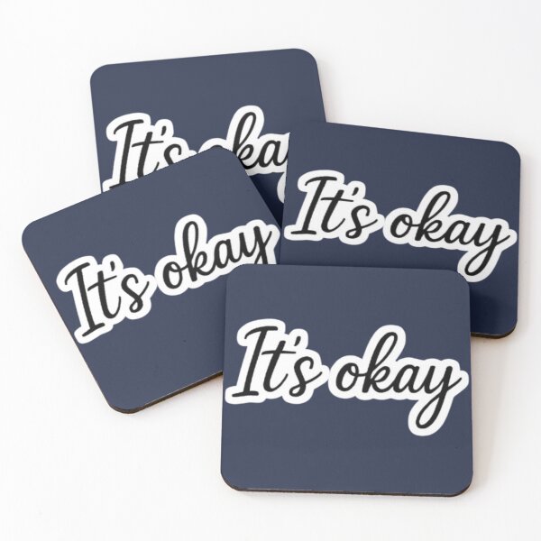 Item preview, It's Okay – Motivational Handwritten Sticker designed and sold by MugLifeCo.