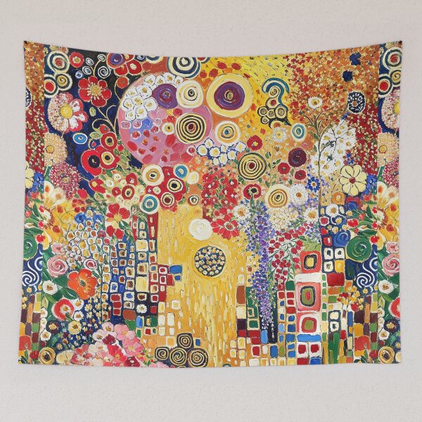 Item preview, Gustav Klimt Flowers designed and sold by maniacfitness.