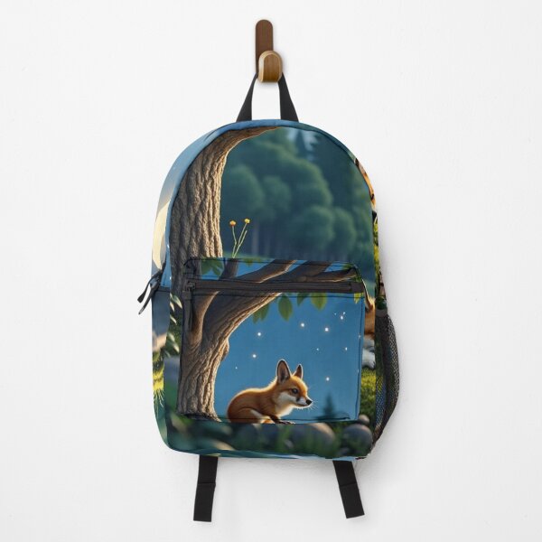 Item preview, Young fox in the evening designed and sold by MADandSANE-MArt.