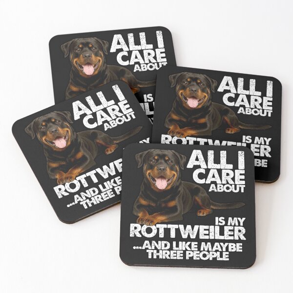Item preview, ALL I CARE ABOUT IS MY ROTTWEILER | Pets and Dogs lovers for Men and Women t-shirt designed and sold by panchiTWO.