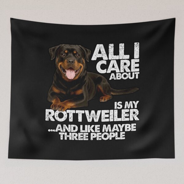 Item preview, ALL I CARE ABOUT IS MY ROTTWEILER | Pets and Dogs lovers for Men and Women t-shirt designed and sold by panchiTWO.